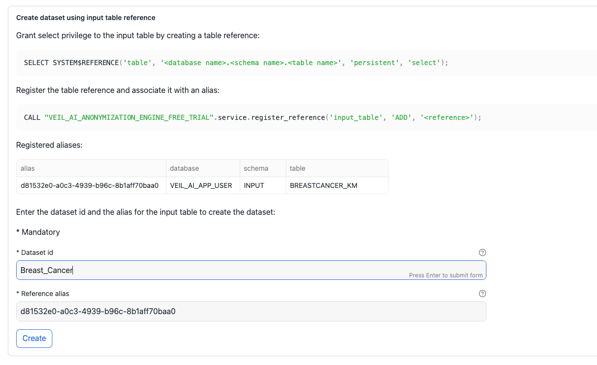 Create Dataset