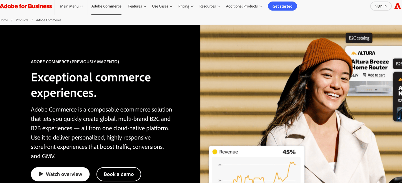 Magento CMS platform