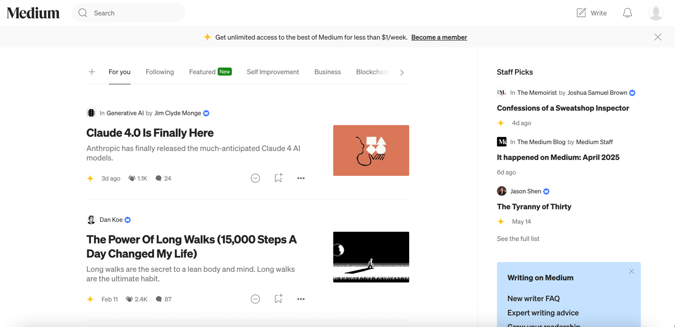 Medium Feed/Home
