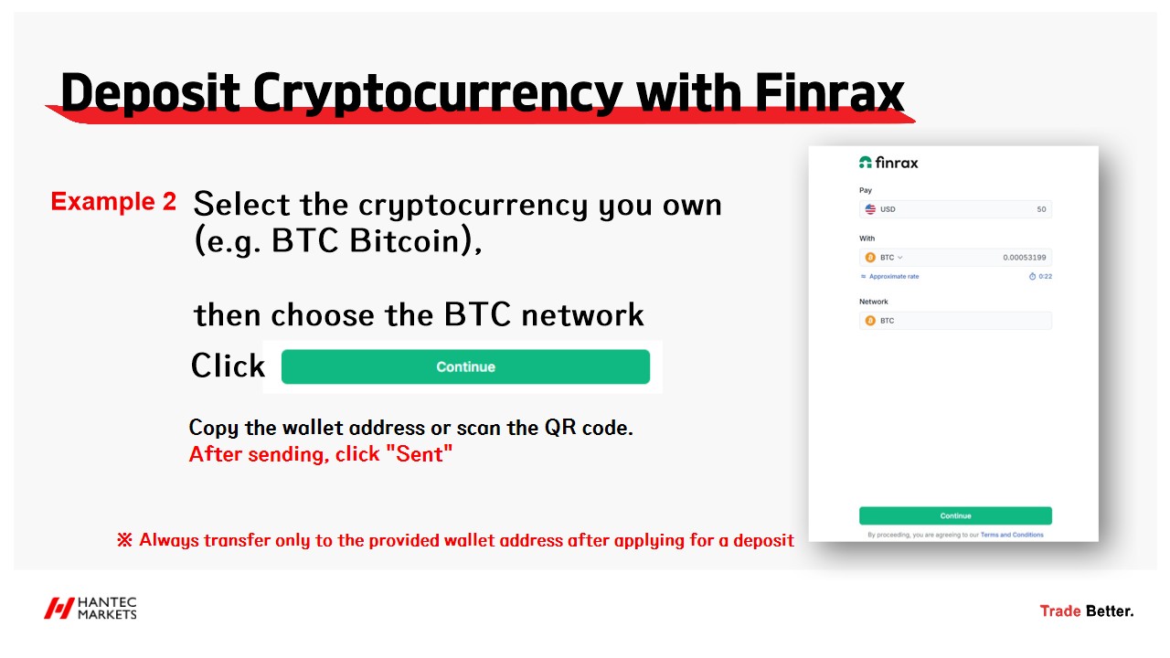 USDT & Crypto Deposit via Finrax 🔥