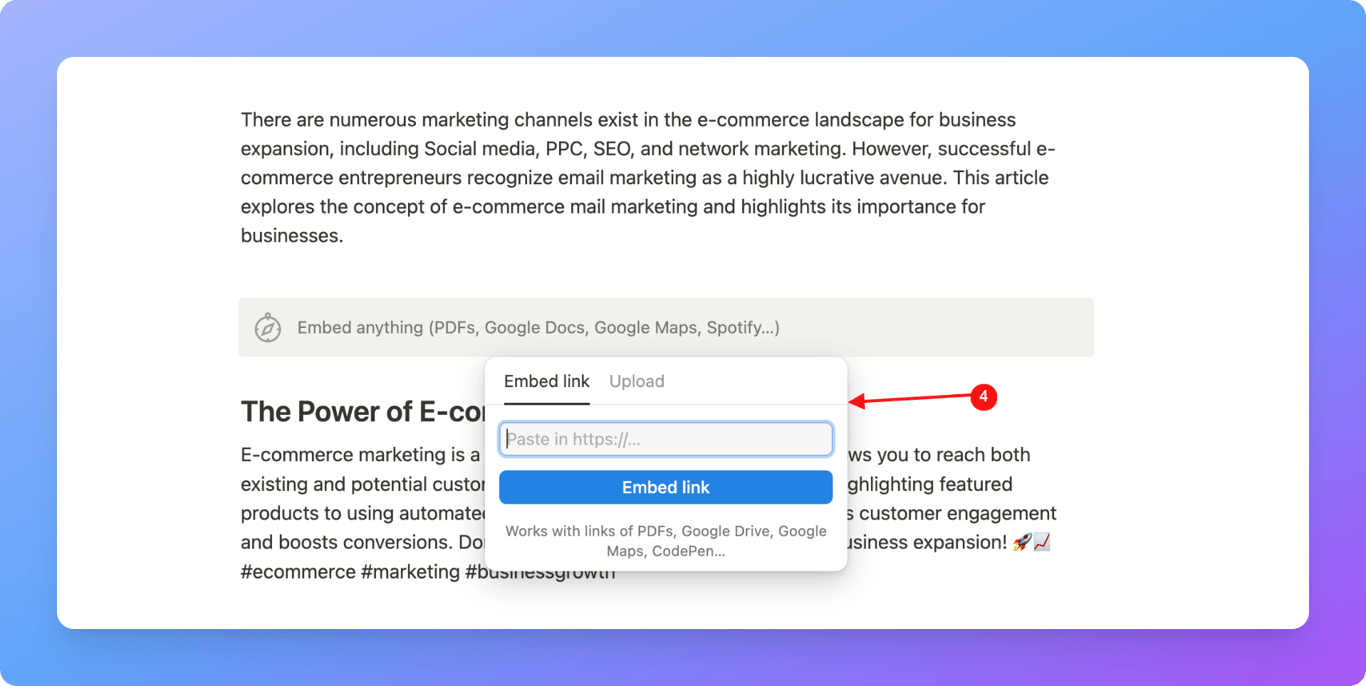 Embed URL for Google Calendar