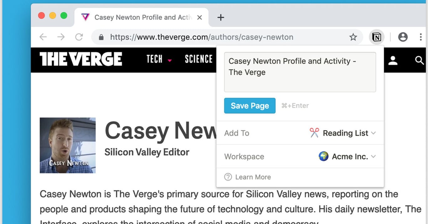 Notion's new web clipper makes it a powerful competitor to Evernote
