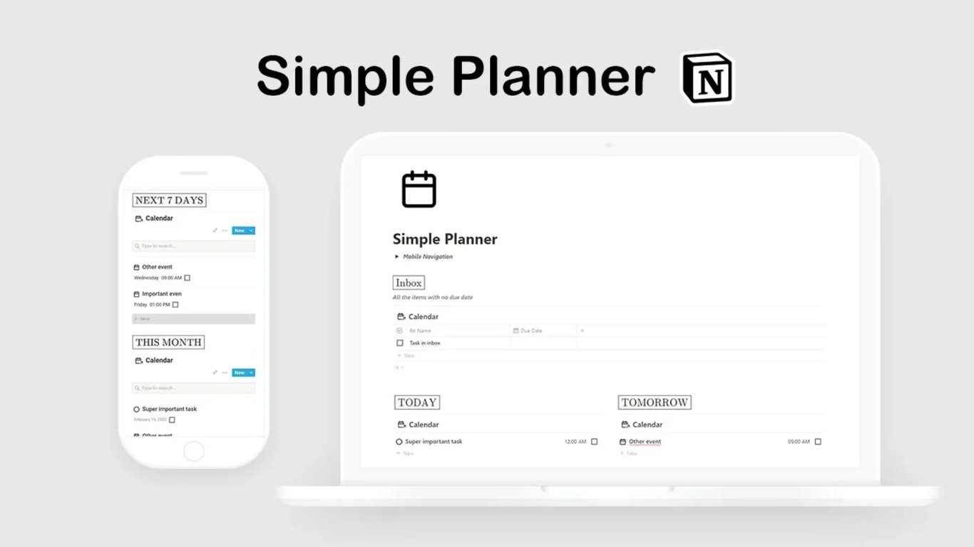 Simple Planner