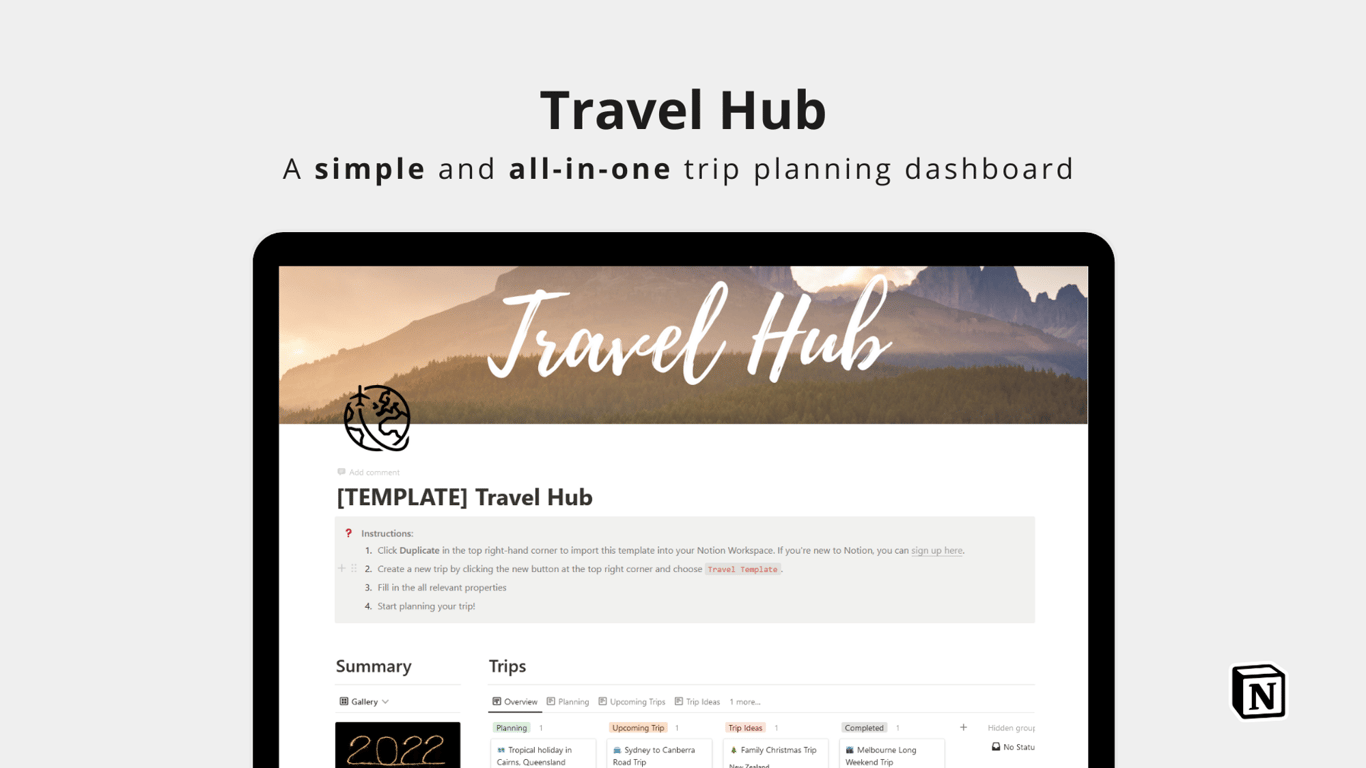 Travel Hub | Your all-in-one Travel Planner