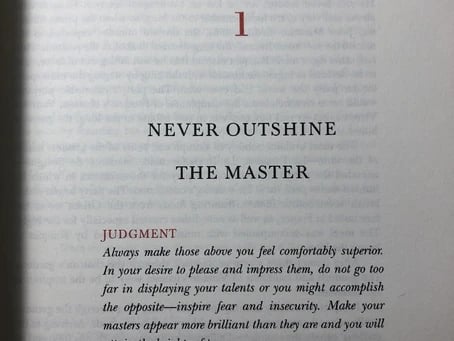 Never outshine the master …