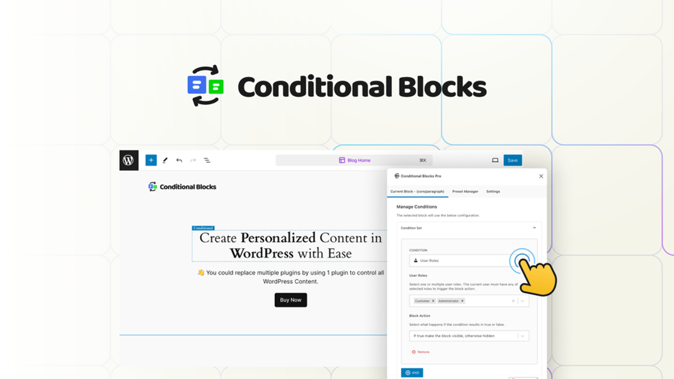 Conditional Blocks Lifetime Deal
