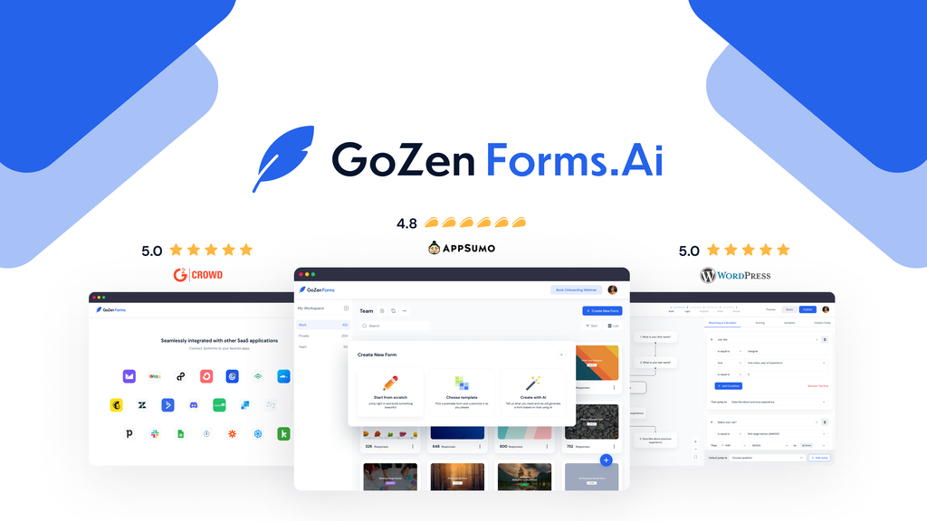 GoZen Forms.Ai Lifetime Deal