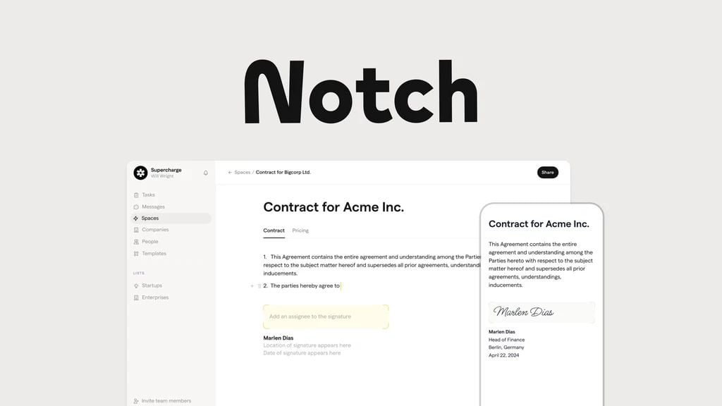 Notch Lifetime Deal