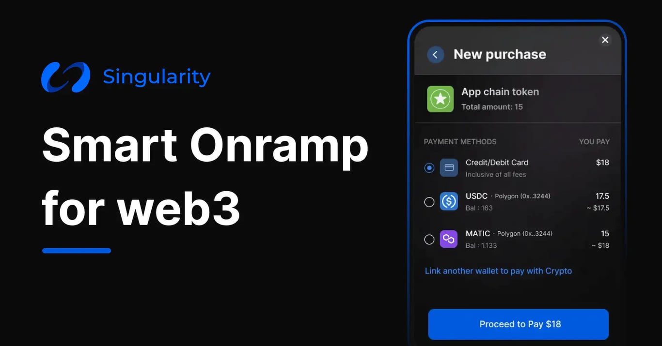 Singularity - Instant Checkout for Web3