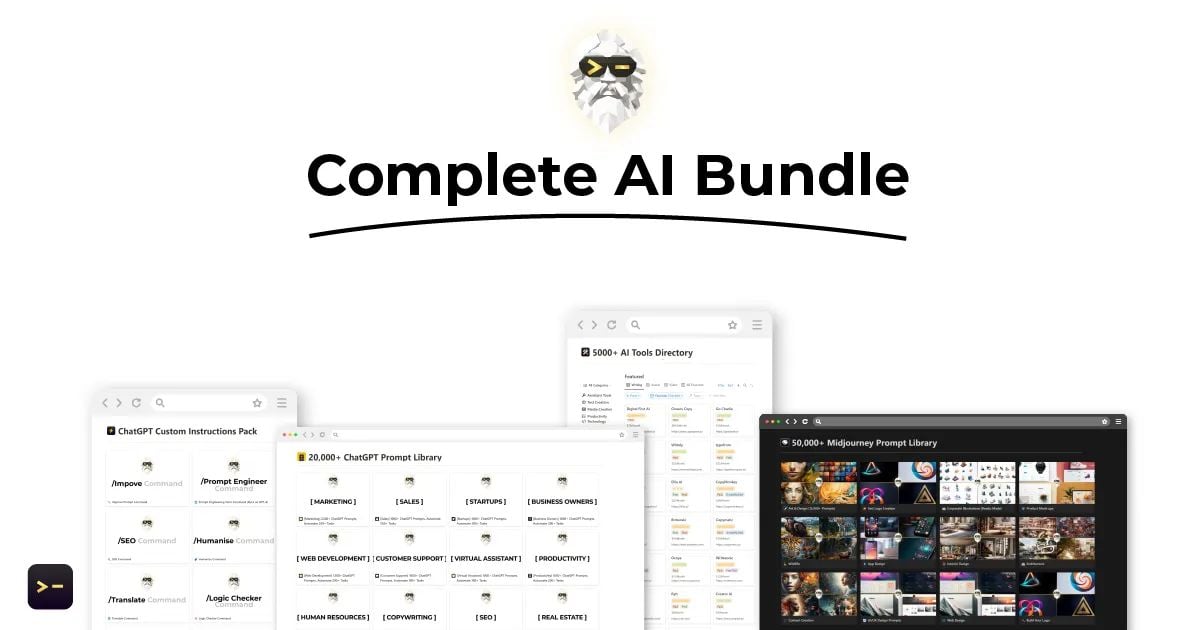 Complete AI Bundle - God of Prompt