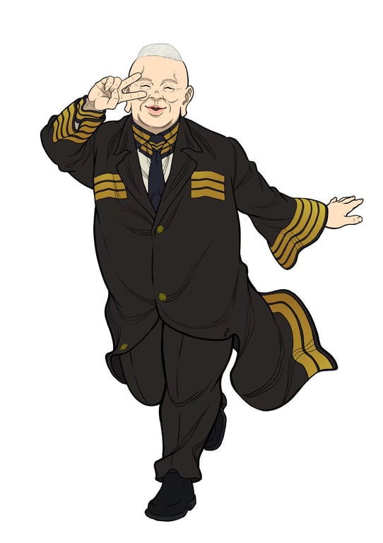 Nippon Sangoku anime character design for Taira