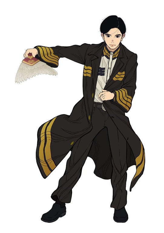 Nippon Sangoku anime character design for Aoteru