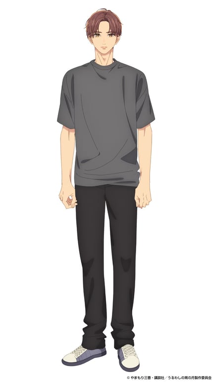 Diseño de personaje de anime en Clear Moonlit Dusk para Takuto Oji