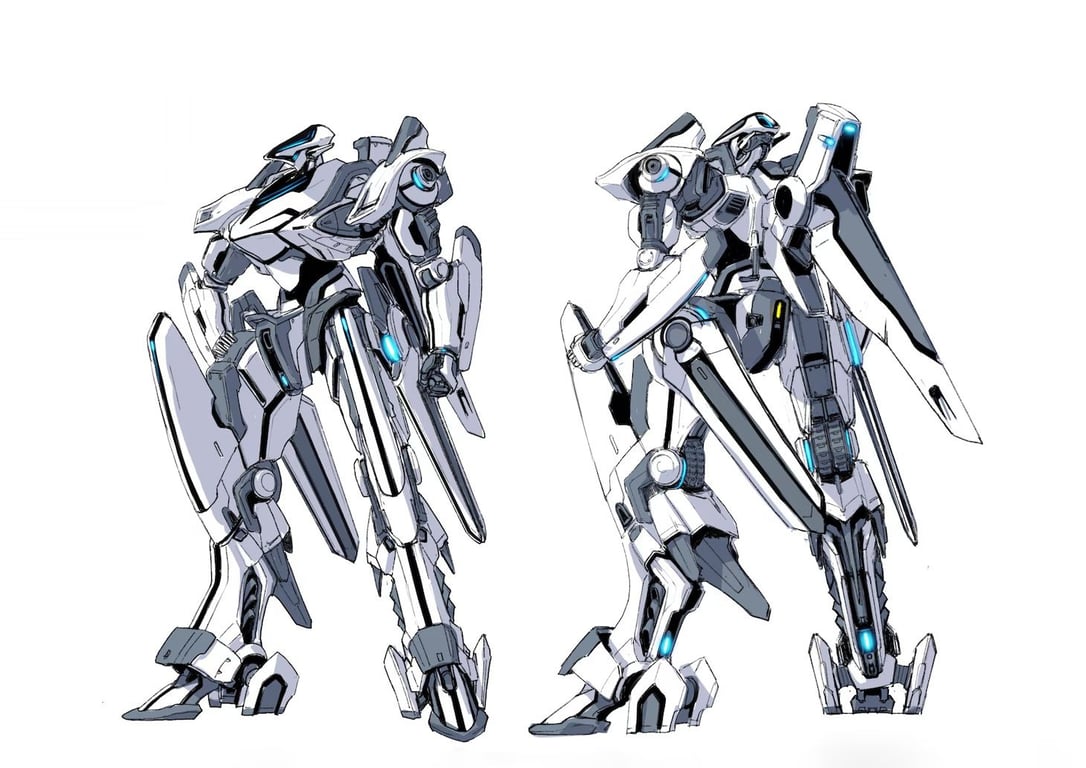 DARK MACHINE THE ANIMATION anime character setting for Kairi's Ride Loader