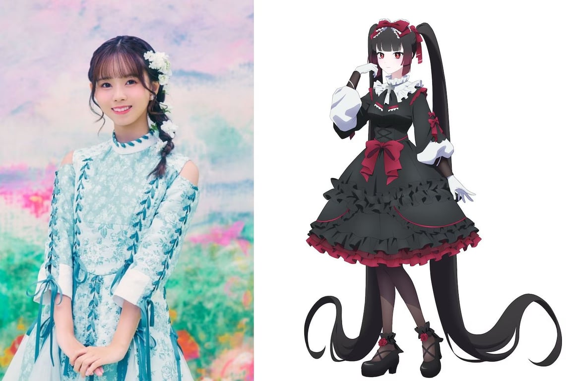 NEEDY GIRL OVERDOSE anime character design for Michica Gokubara