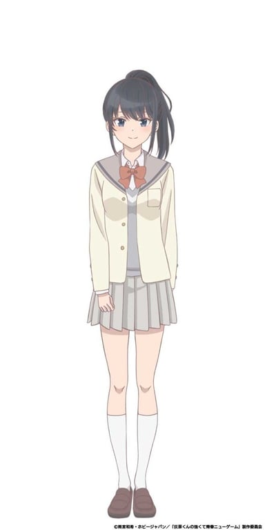 Haibara's Teenage New Game+ anime character design for Miori Motomiya
