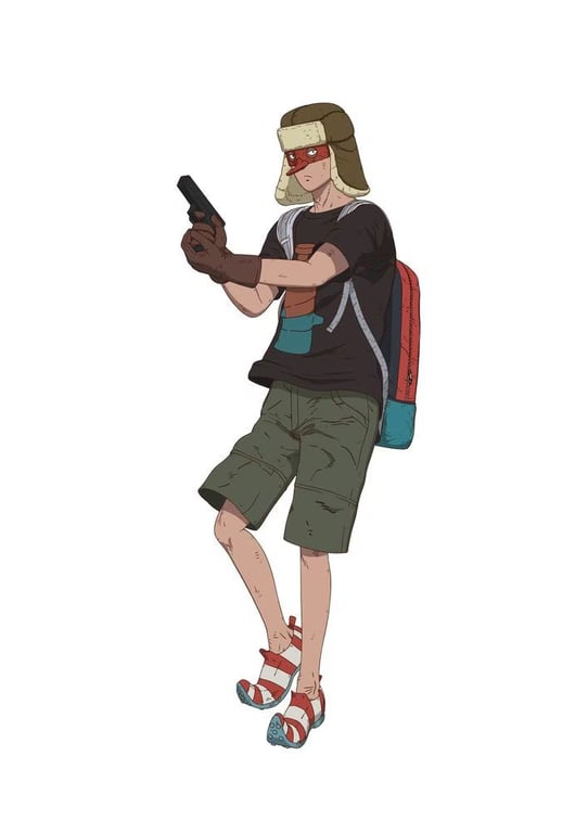 Dorohedoro Season 2 anime character artwork for Fujita