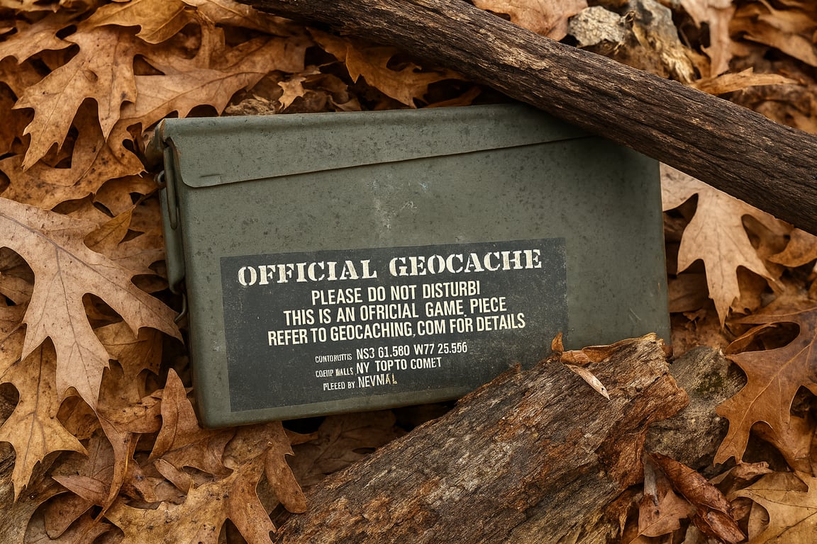 A Thanksgiving Discovery in the Woods: Finding Our First Geocache