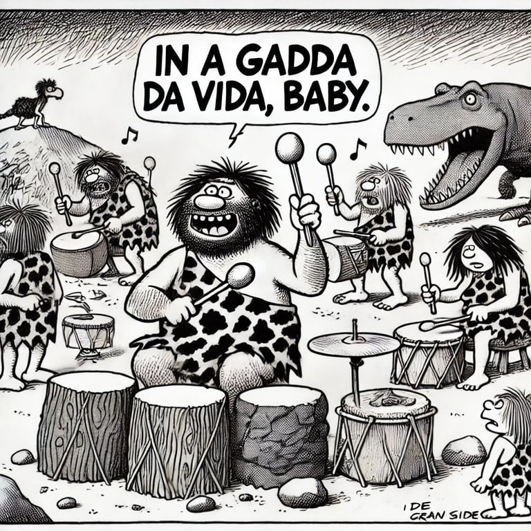 Prehistoric Percussion: The Caveman Drum Circle That Rocked the Dinosaurs!