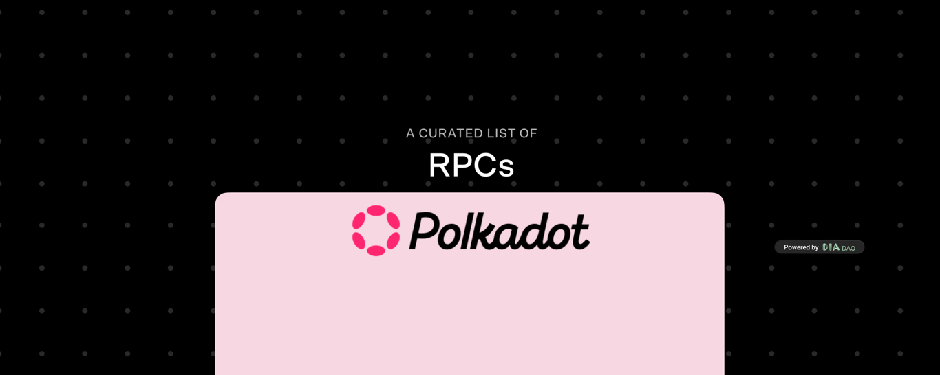 Polkadot RPCs