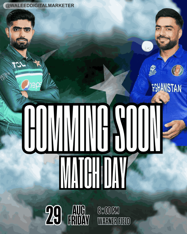 Event Poster – Match Day Coming Soon