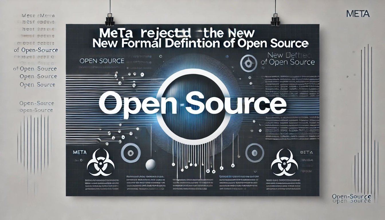 Meta rejected the new formal definition of open source.