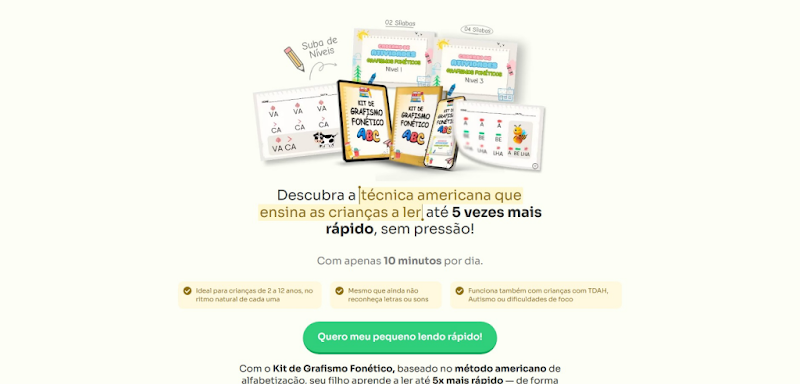 Grafismo Fonético (Kit Educação Kids)