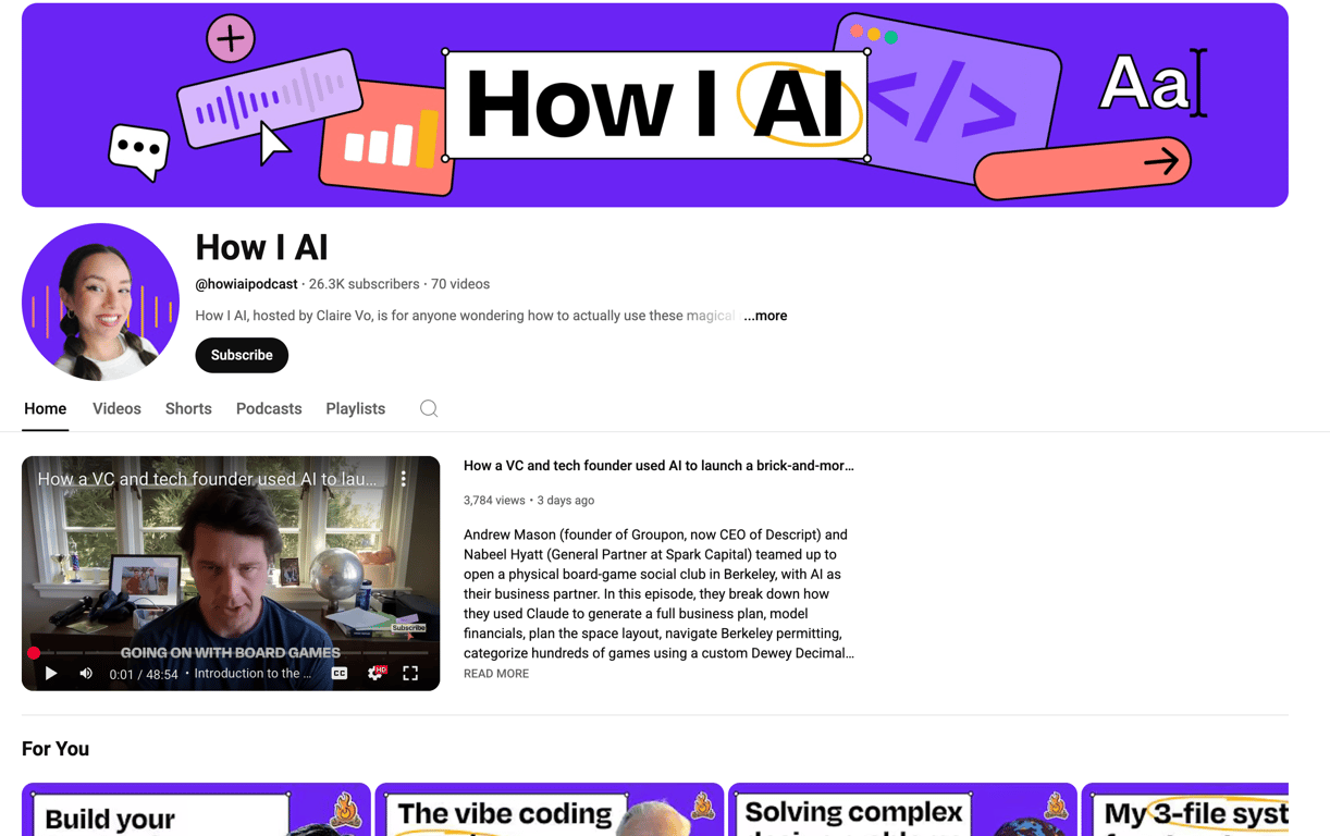 How I AI by Claire Vo