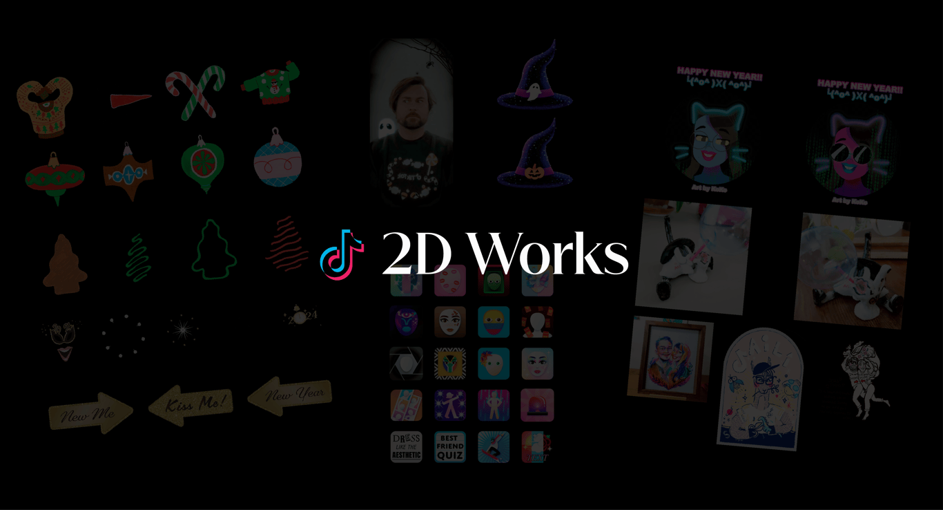 TikTok 2D works
