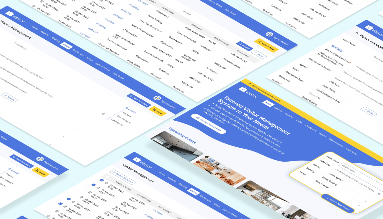 From Legacy to Intuitive: UX Redesign of the Government Visitor Management System