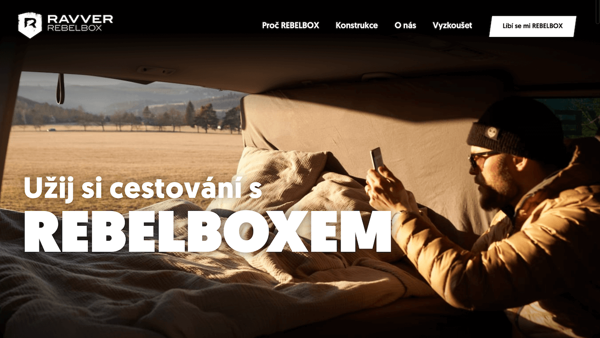 Ravver: Cestuj s REBELBOXEM