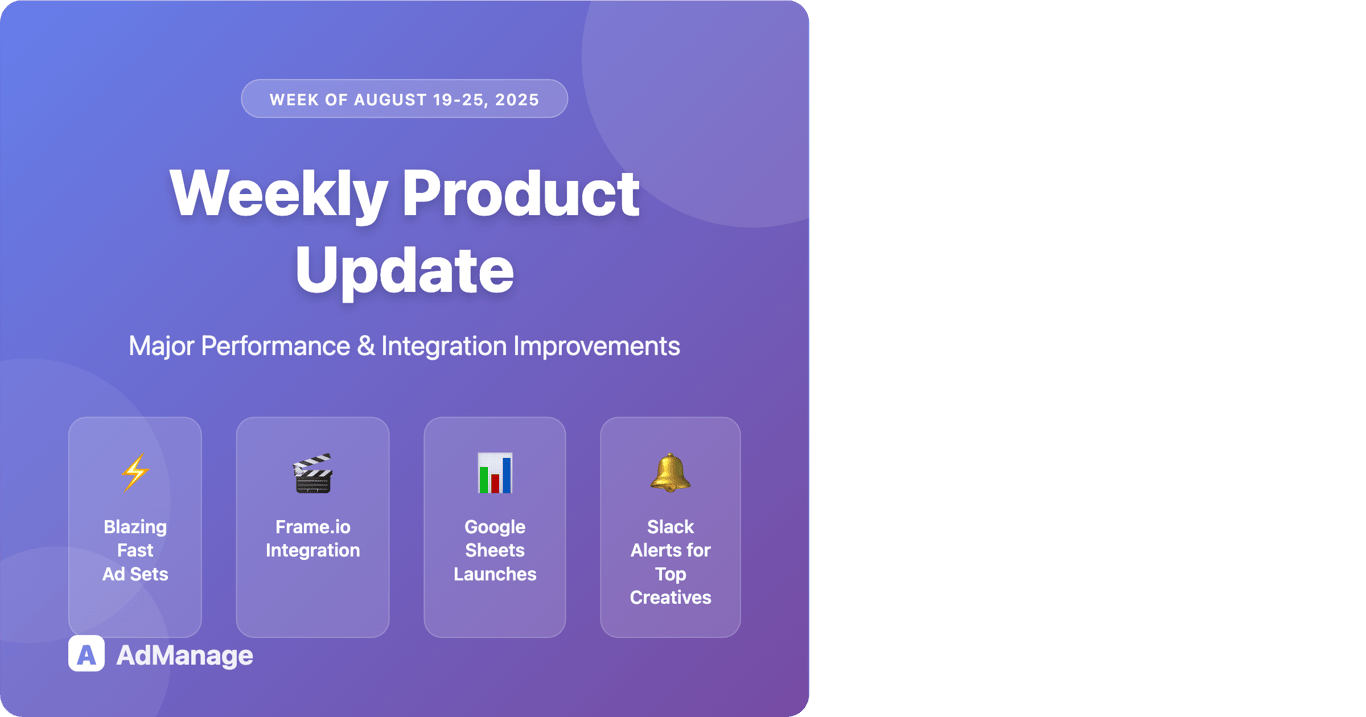 Weekly Product Update: Major Performance and Integration Improvements