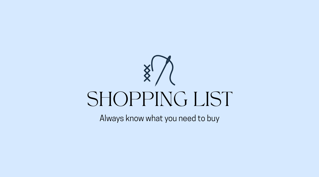 How To: Shopping List