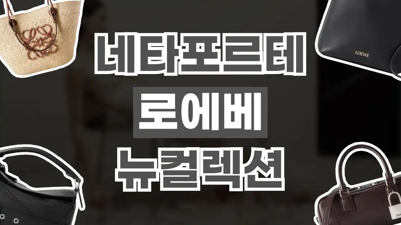 네타포르테 로에베 뉴컬렉션
