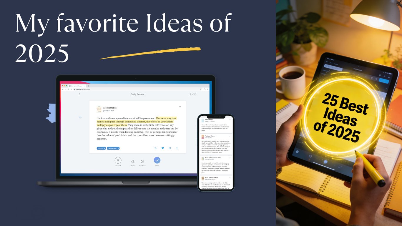 The 25 Best Ideas of 2025