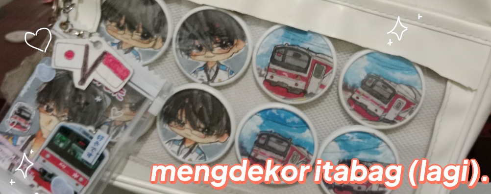 mengdekor itabag (lagi)