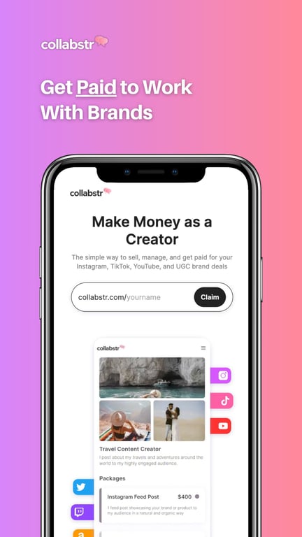 Collabstr - Influencer brand collaboration marketplace.