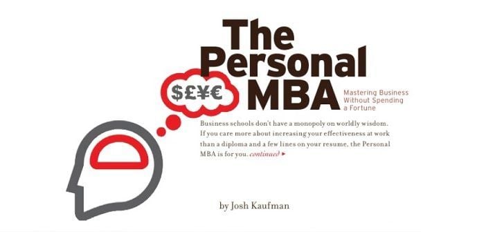 Le Personal MBA de Josh Kaufman | HORIZOOM | Horizoom