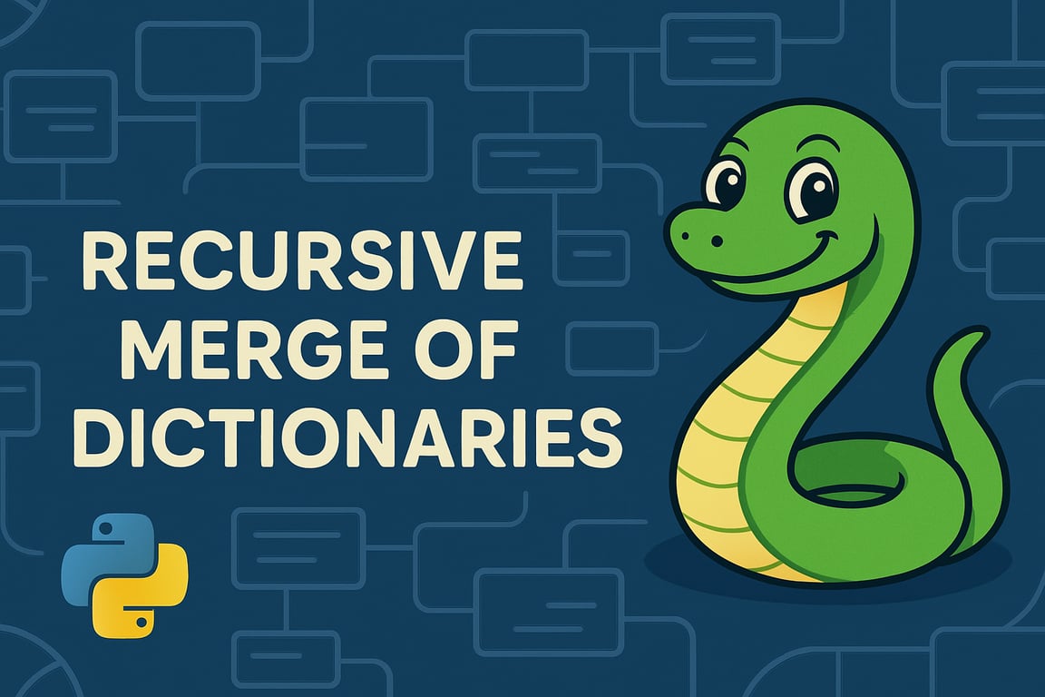 Recursive Merge for Python Dict.