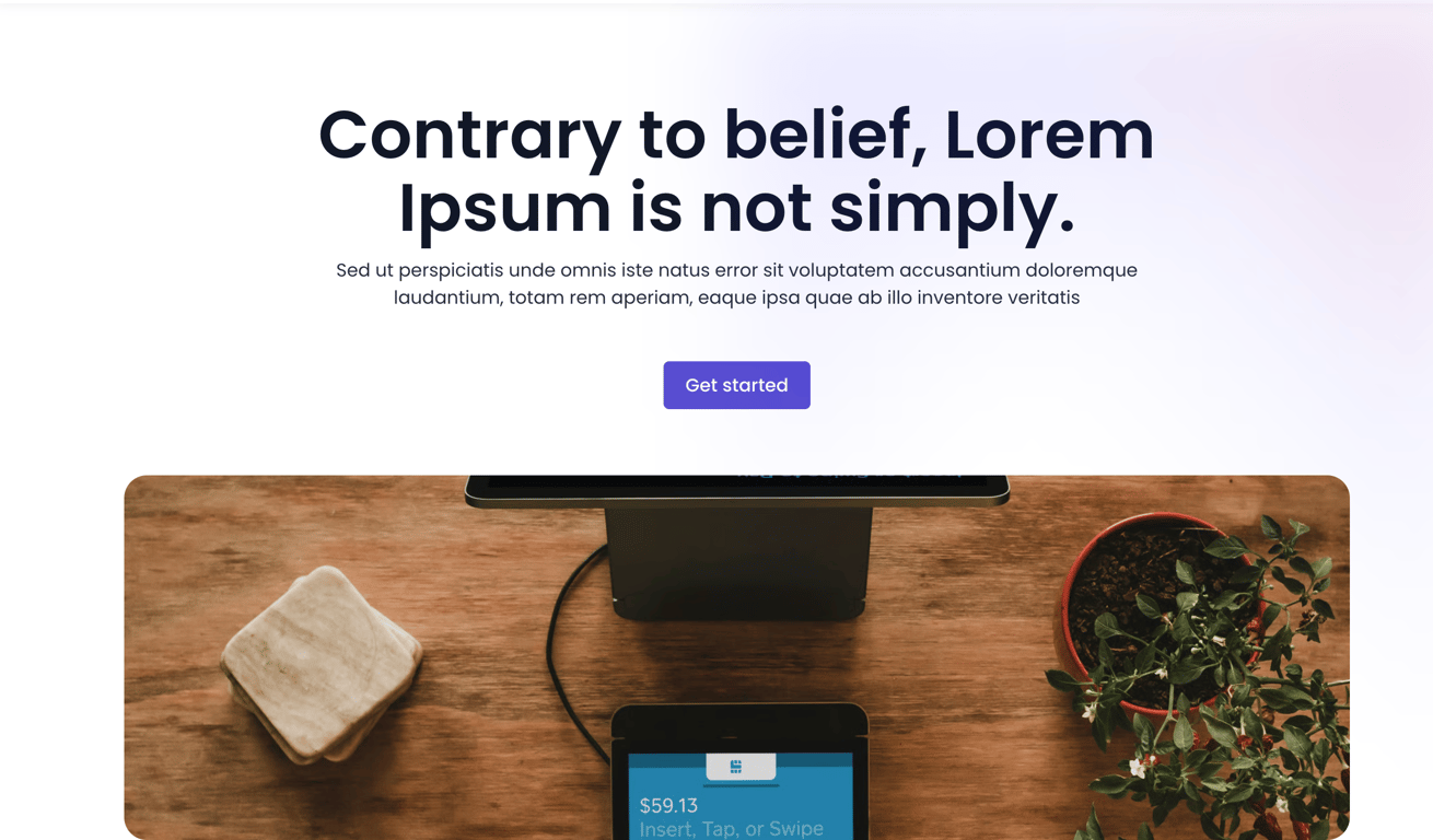 4. Centered with app image