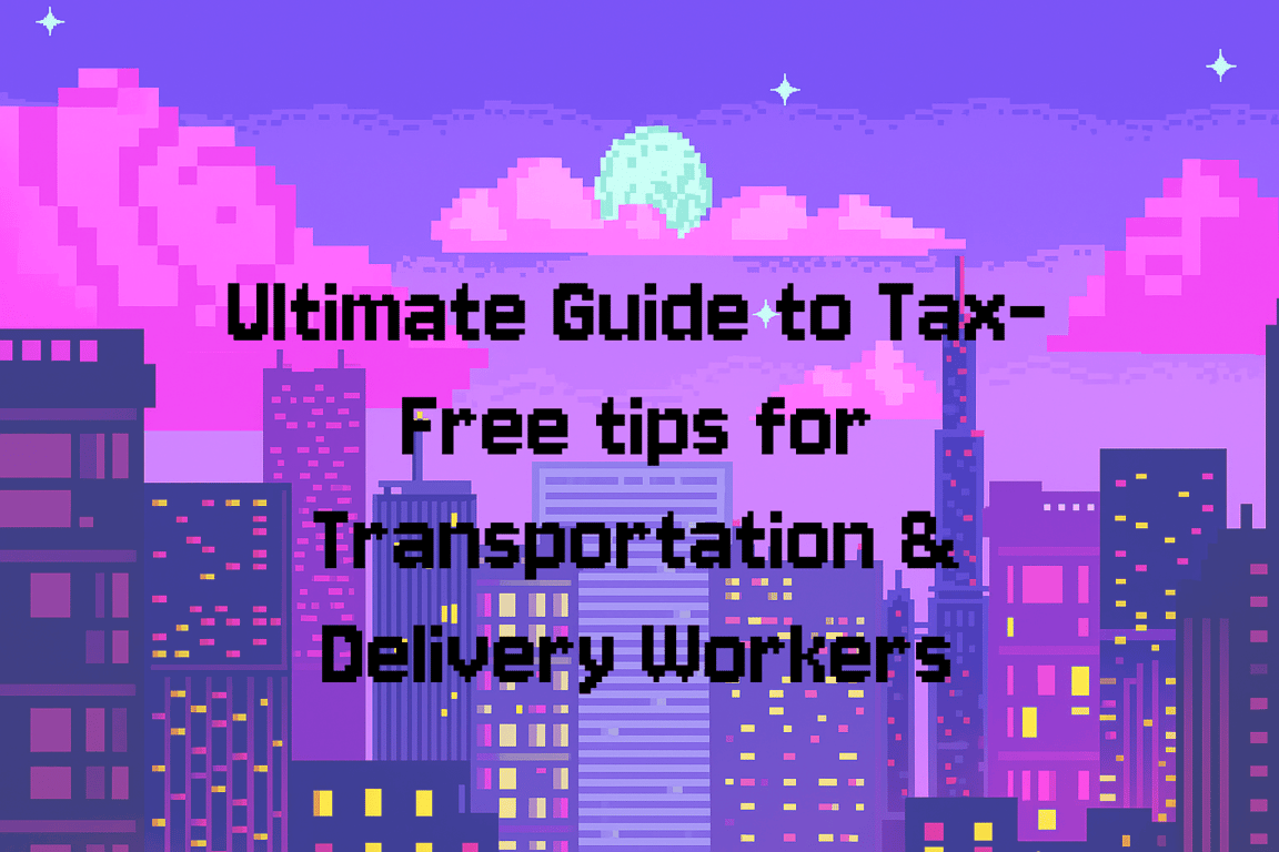 Ultimate Guide to Tax-Free tips for Transportation & Delivery Workers