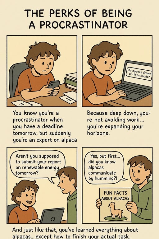The Perks of Being a Procrastinator