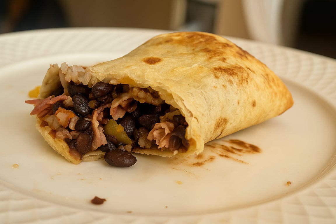 Black Bean Banger Burrito — Quick, Healthy, and Full of Flavor