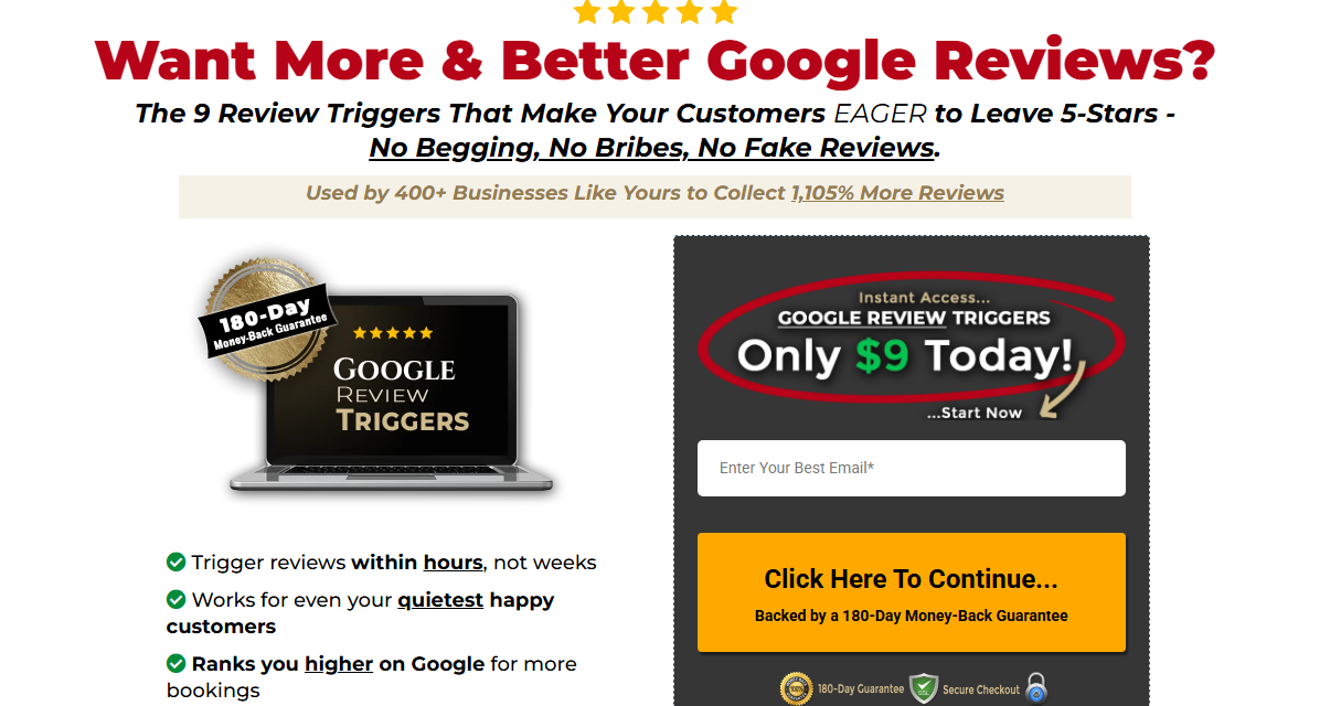 9 Gatilhos de Avaliação do Google