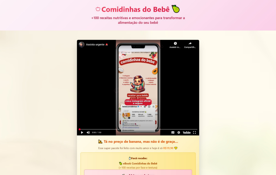 Comidinhas de Bebê (Maternidade) 