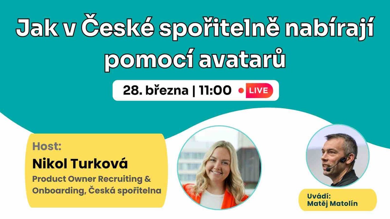 Nábor s avatary v České spořitelně