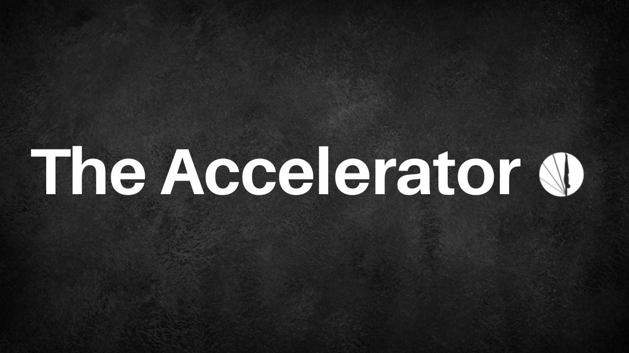 🚀 The 4-week Accelerator - November 25