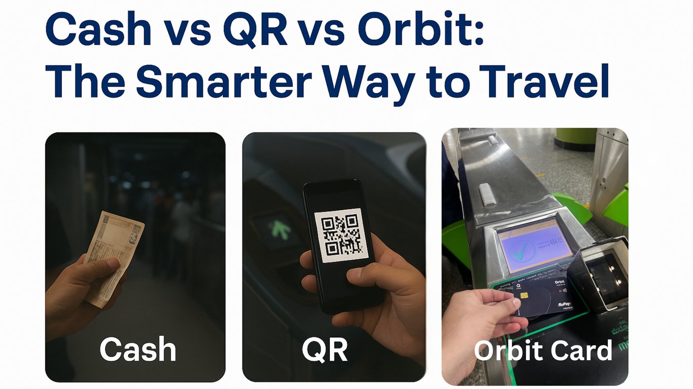 Orbit Card vs QR Tickets vs Cash: The Smarter Way to Travel