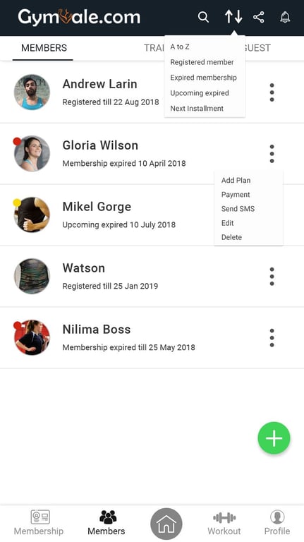 GymVale App (Gym Management App)