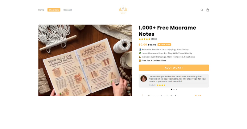 1000 Macrame Notes